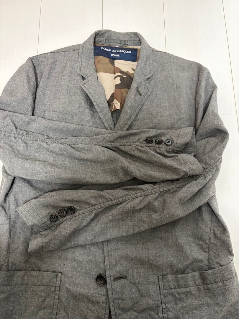 COMME des GARCONS HOMME テーラードジャケット ウール迷彩