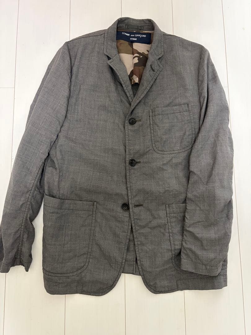 COMME des GARCONS HOMME テーラードジャケット ウール迷彩