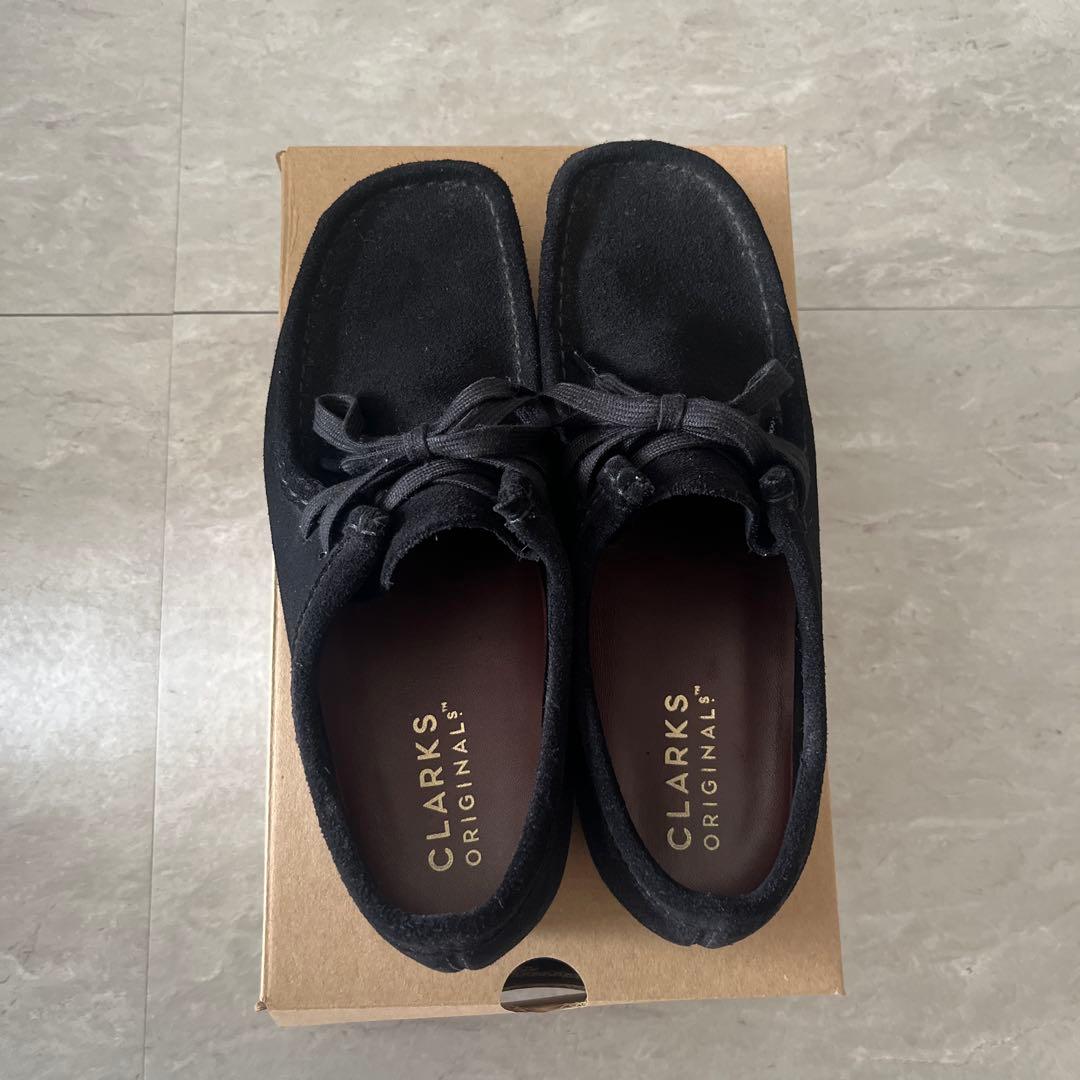 Clarks Wallabee ブラック UK7