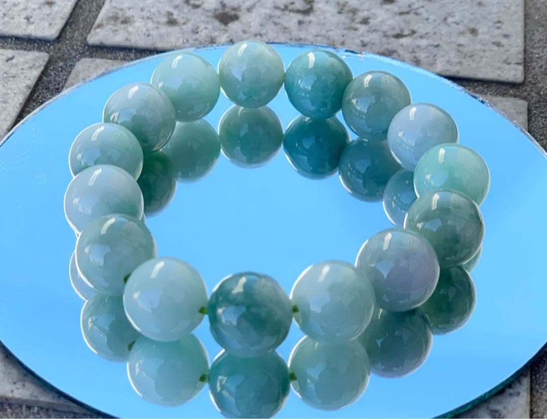 専用　最高級糸魚川翡翠　13mm