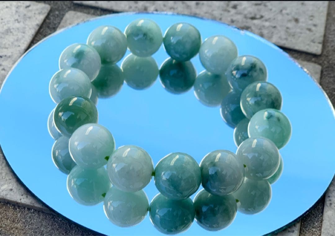 専用　最高級糸魚川翡翠　13mm