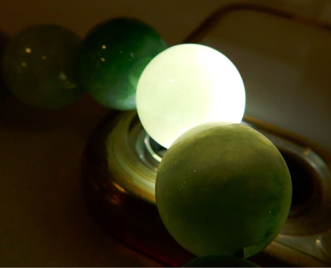 専用　最高級糸魚川翡翠　13mm