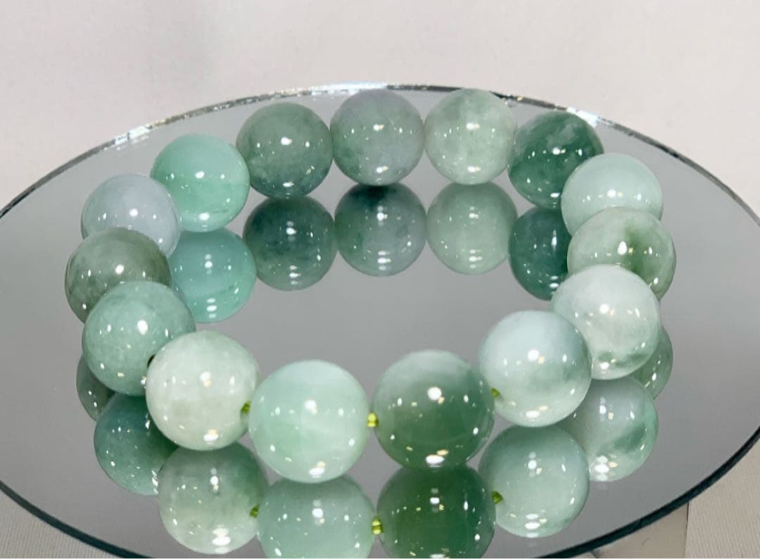 専用　最高級糸魚川翡翠　13mm