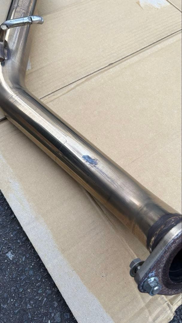 ロッソモデロ ARMS GTセンターパイプ 純正リアマフラー用 GR86 BRZ