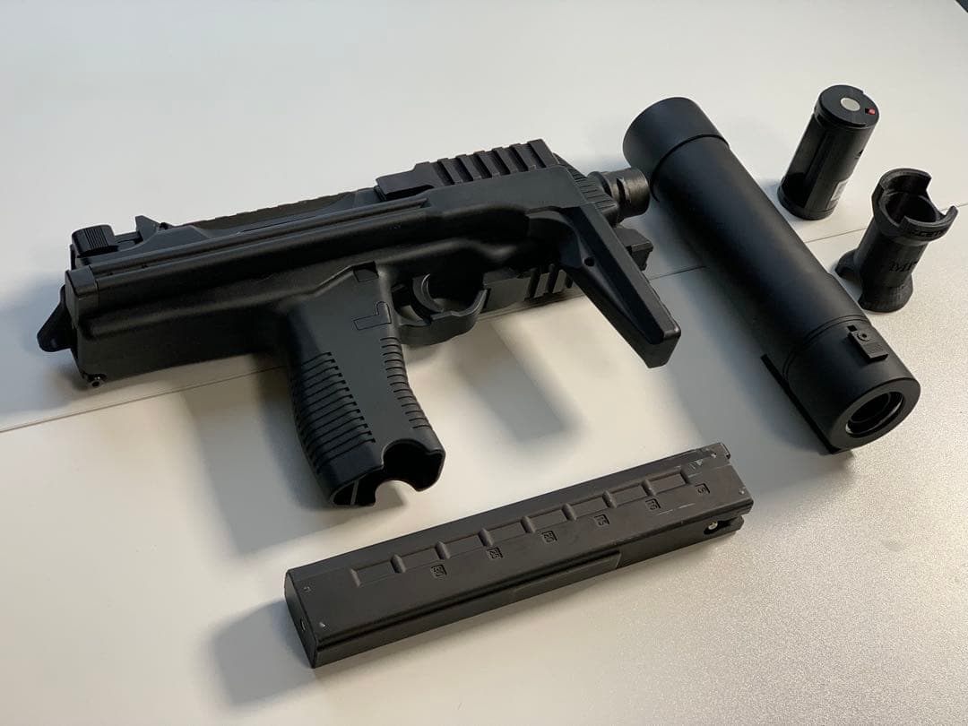 KWA TP9（MP9）GBB 専用サプレッサー、トレーサー付属 NPAS仕様