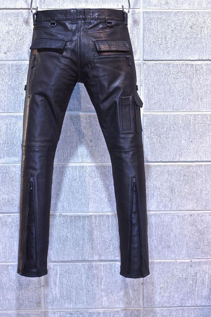 blackmeans /レザーパンツ（BLACK ZIP）　定価￥124,300