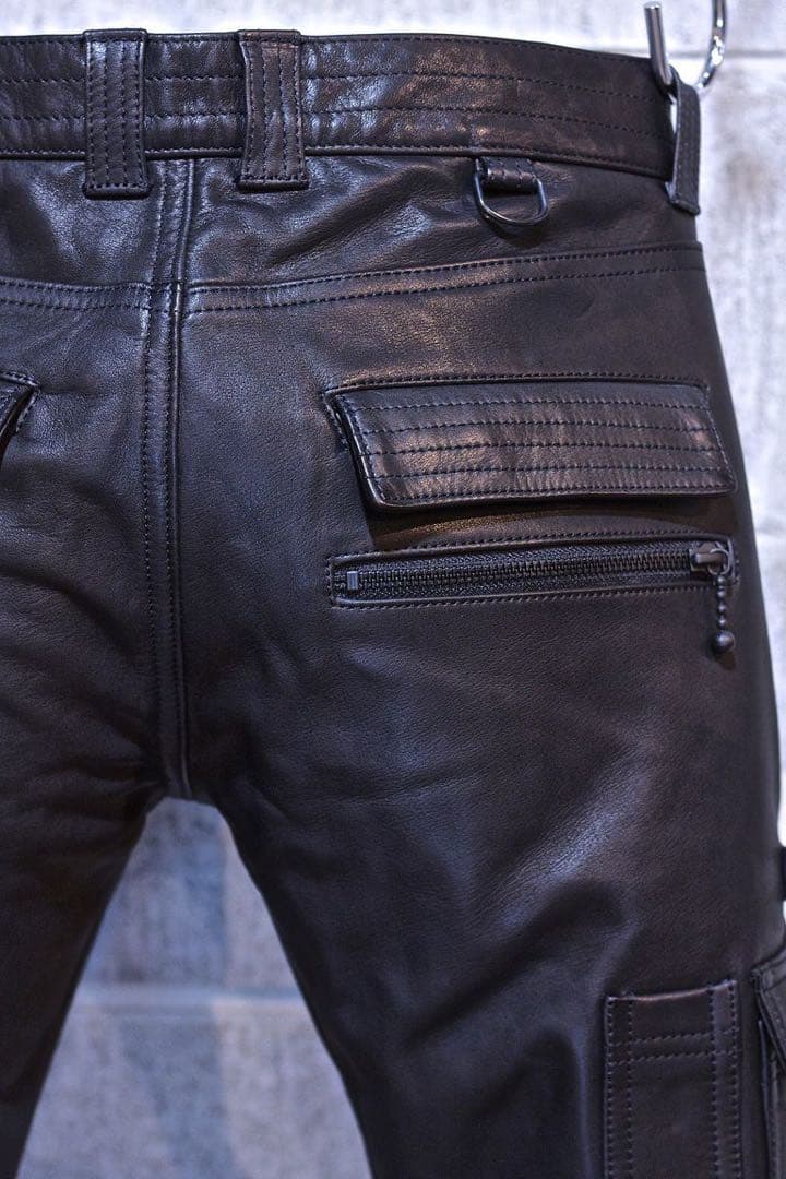 blackmeans /レザーパンツ（BLACK ZIP）　定価￥124,300