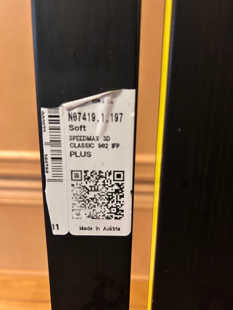 FISCHER スピードmax クラシカル　902 197cm クロカン