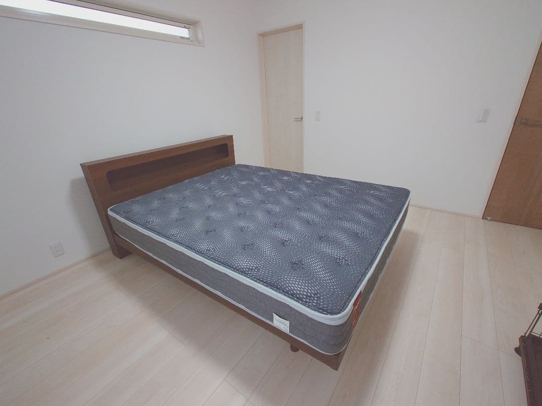 FranceBed ワイドダブルコイルスプリングマットレスとフレームのセット