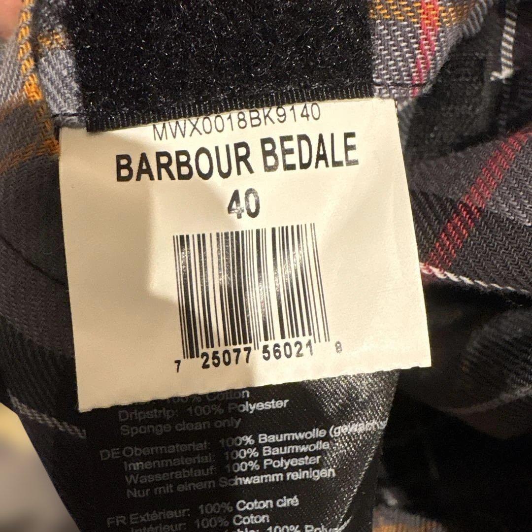 【Barbour/バブアー】ビデイル　ブラック　40