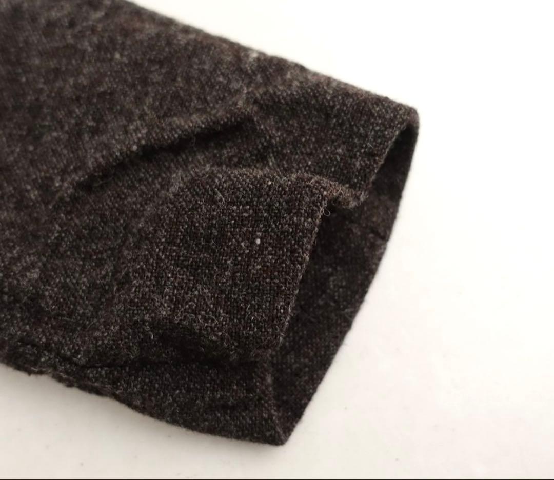 Bergfabel ロングコート　ブラウンミックス