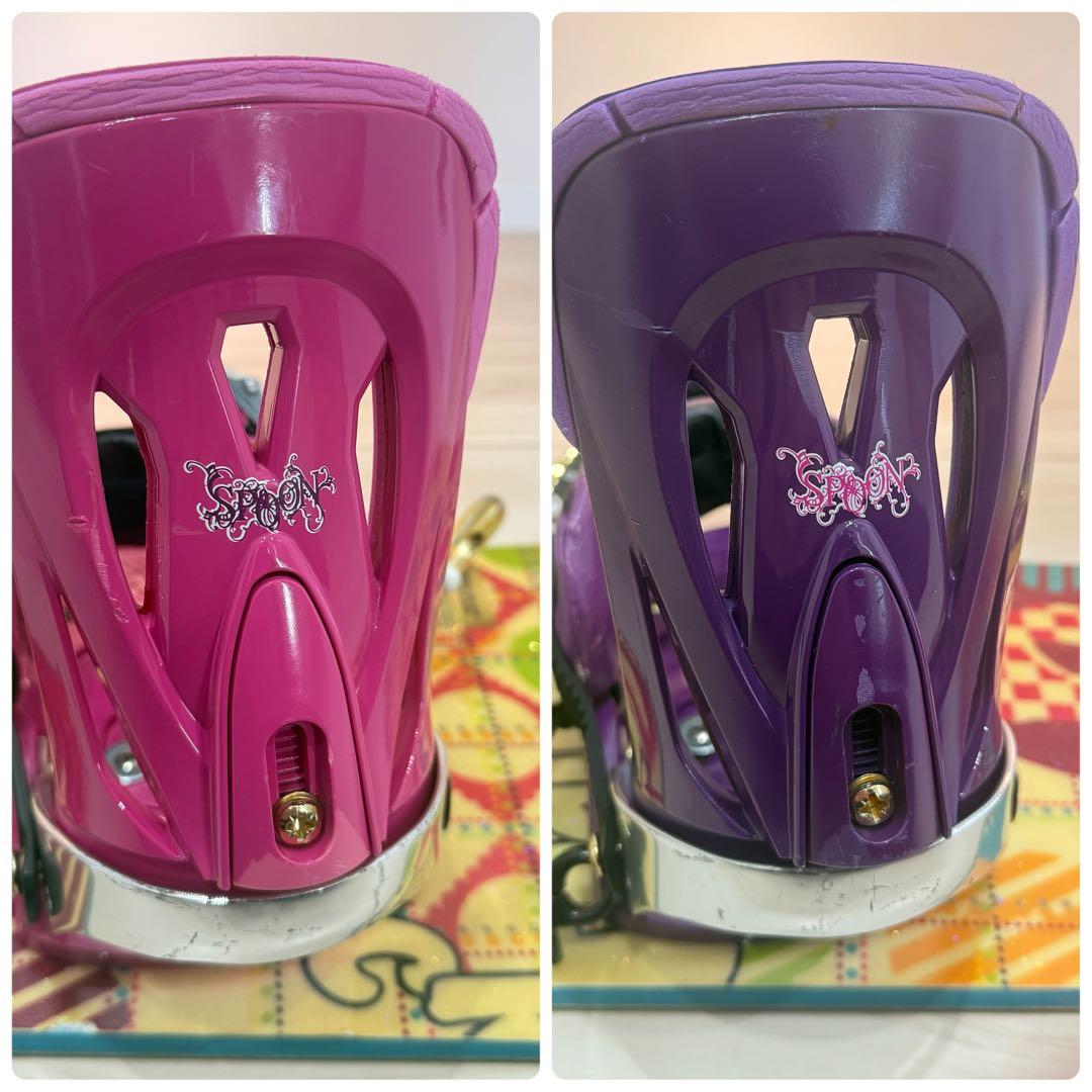 SPOON スノーボード　スノボービンディングセット　サイズ約147cm