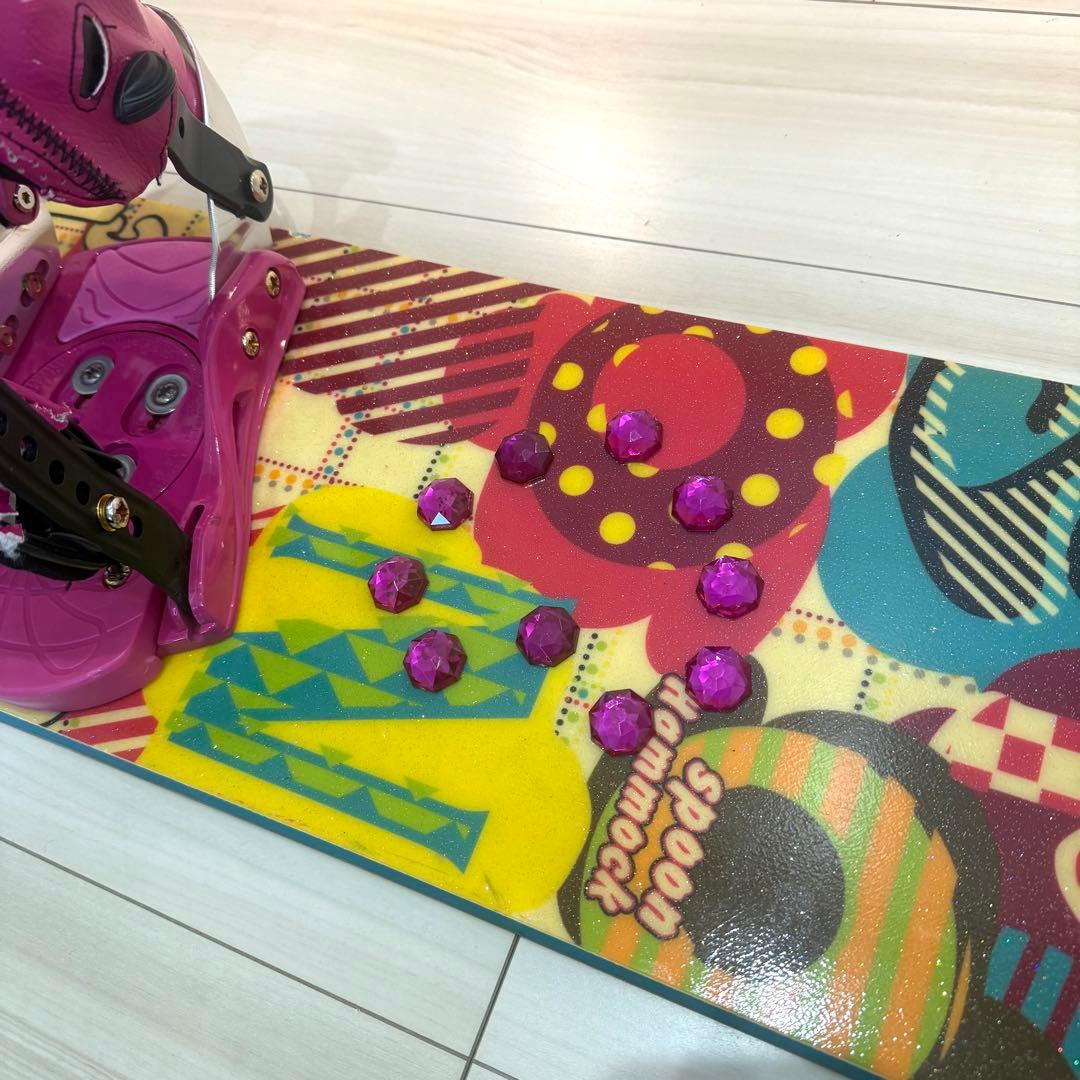 SPOON スノーボード　スノボービンディングセット　サイズ約147cm