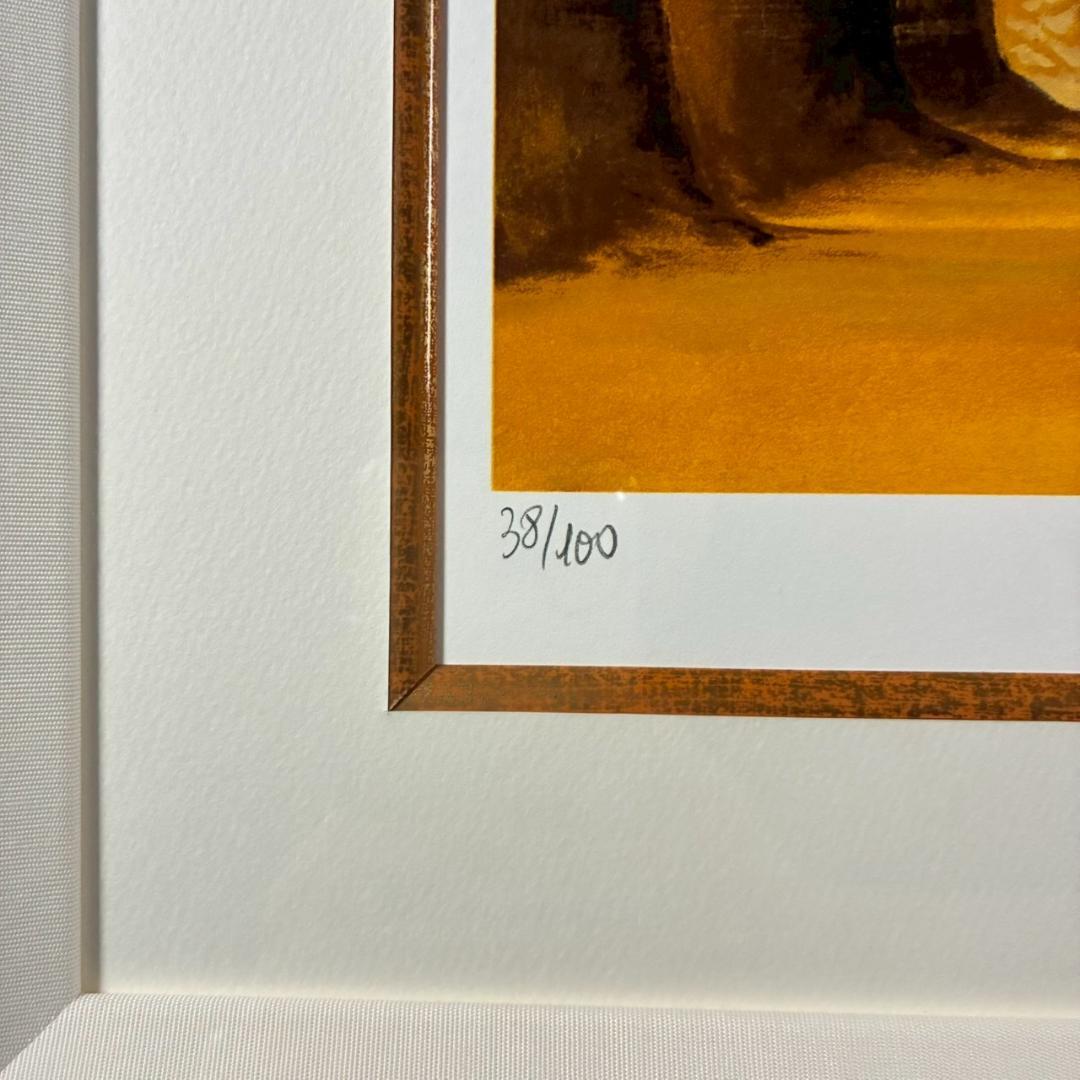 美品 ミッシェル・バテュ「フォーシーズン秋」シルクスクリーン 大作 直筆サイン入