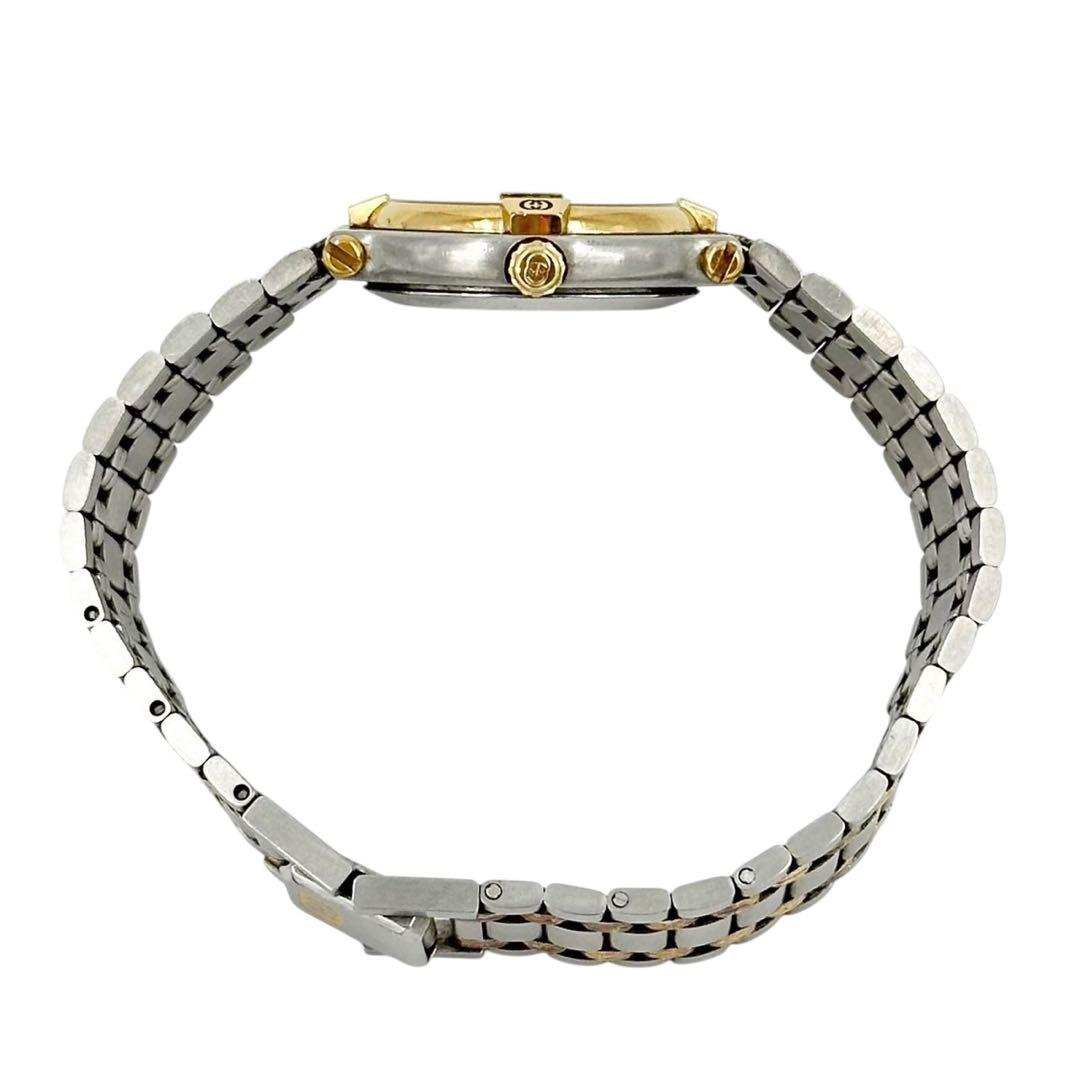 新品電池交換済 GUCCI 腕時計　レディース　9000L デイト　ゴールド