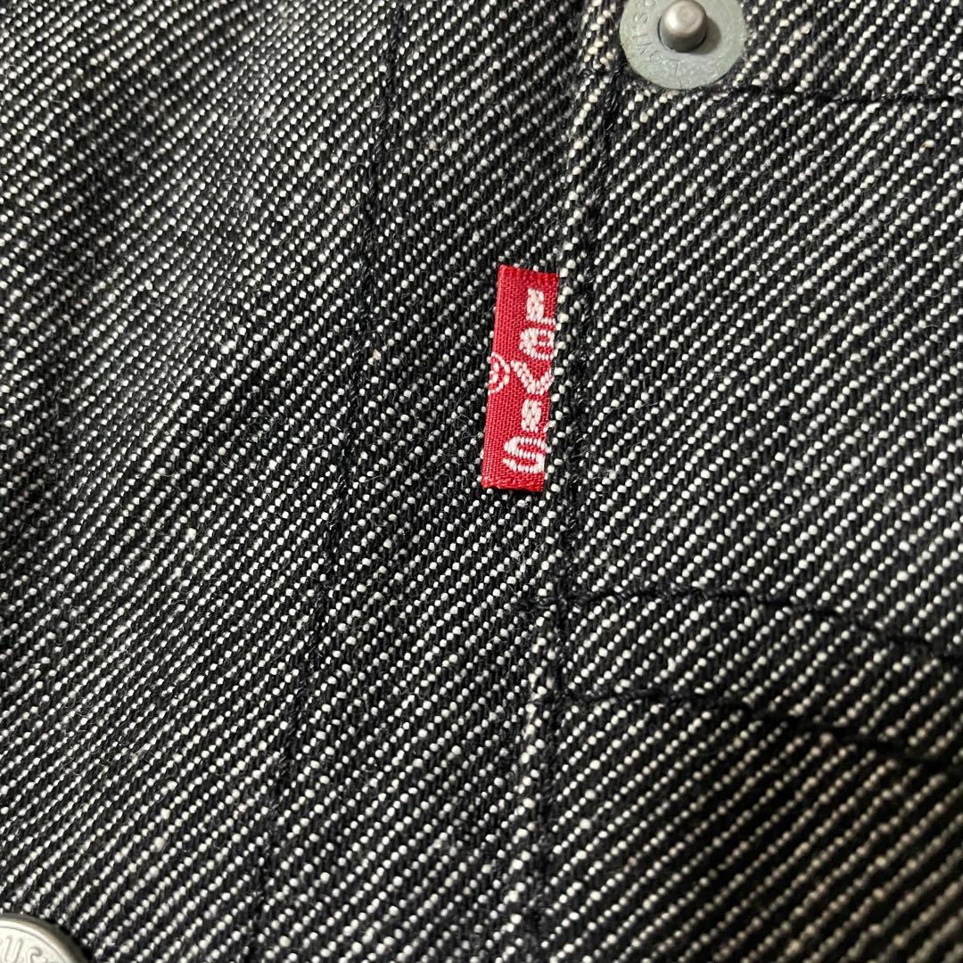 超希少00s日本製リーバイスエンジニアード 先染ブラックセットアップ立体裁断