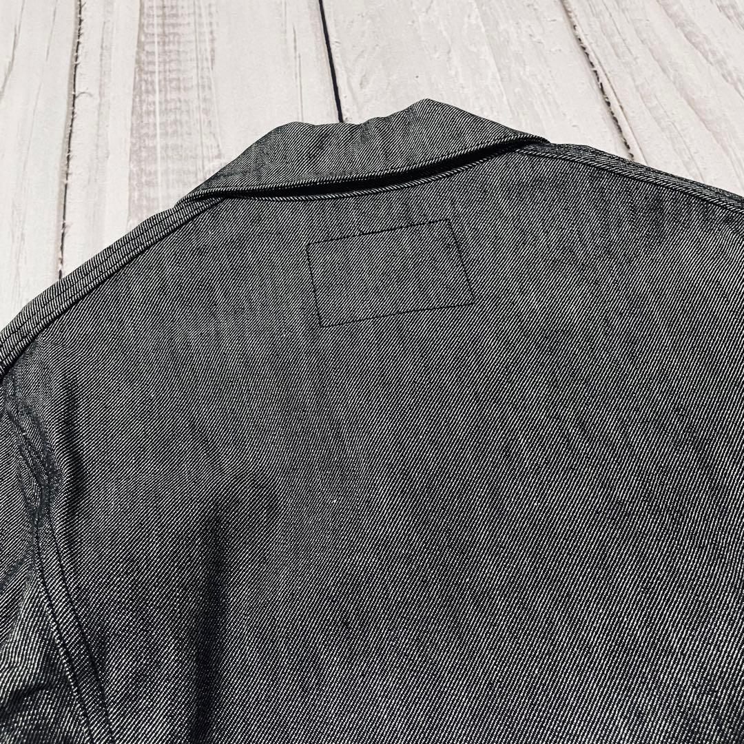 超希少00s日本製リーバイスエンジニアード 先染ブラックセットアップ立体裁断