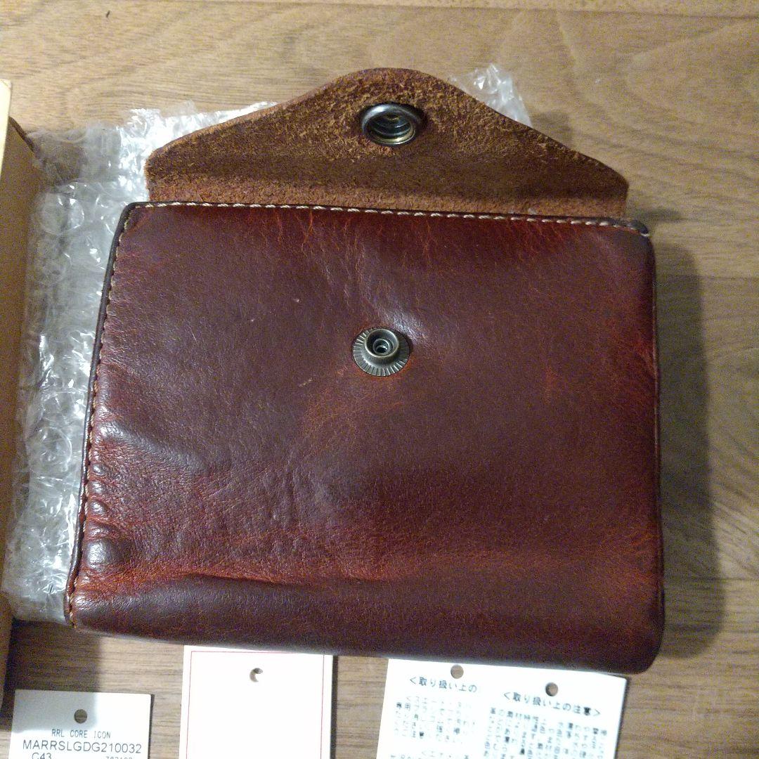 ダブルアールエル　RRL レザー コンチョ ウォレット