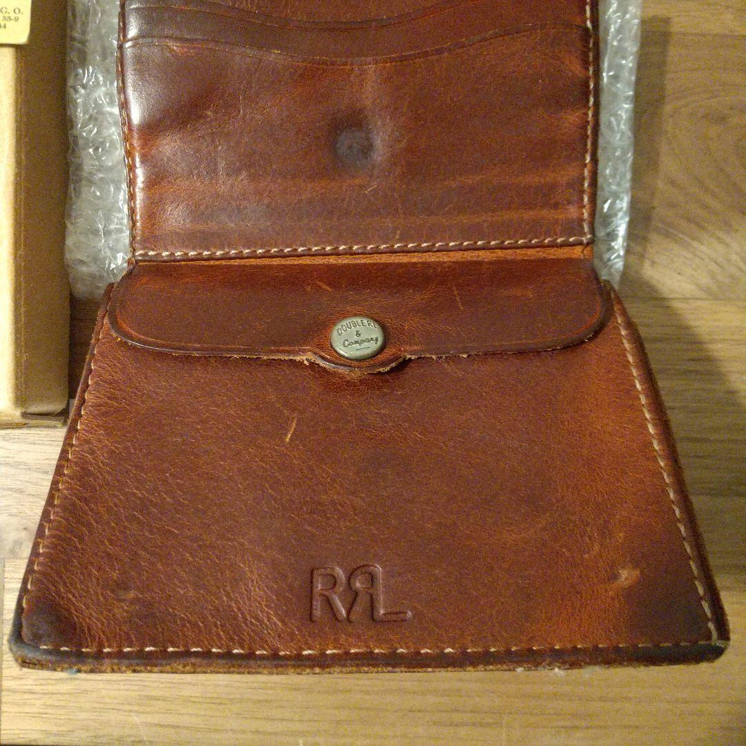 ダブルアールエル　RRL レザー コンチョ ウォレット