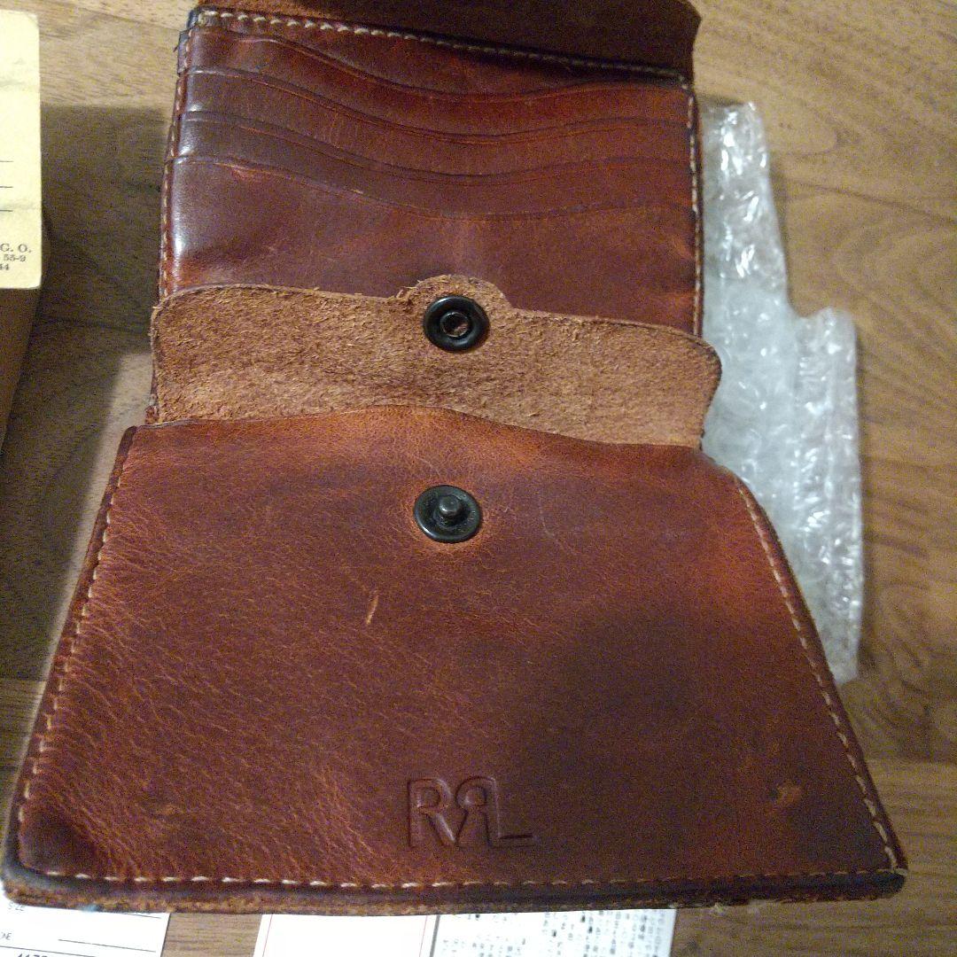 ダブルアールエル　RRL レザー コンチョ ウォレット