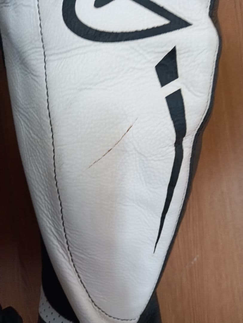 BERIK バイク用ジャケット ホワイト/ブラック/レッド　メンズ