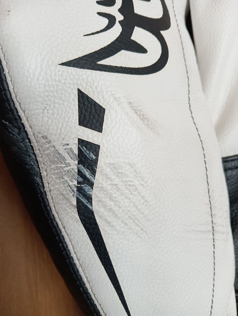 BERIK バイク用ジャケット ホワイト/ブラック/レッド　メンズ