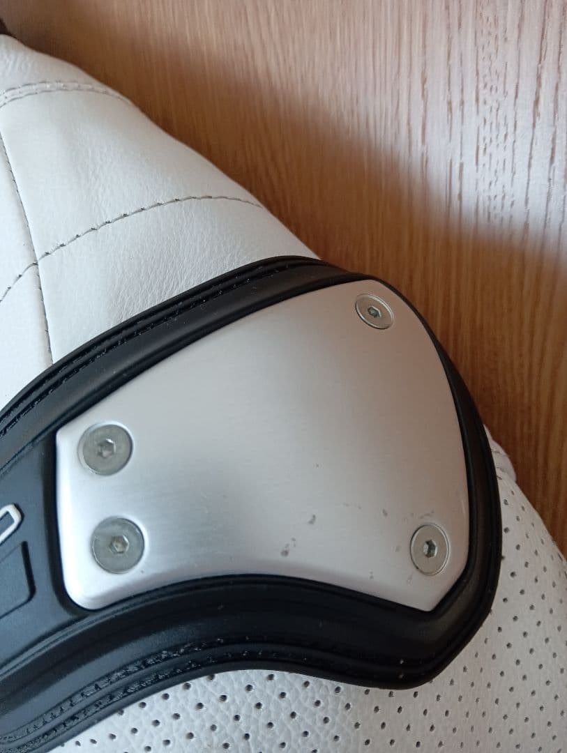 BERIK バイク用ジャケット ホワイト/ブラック/レッド　メンズ