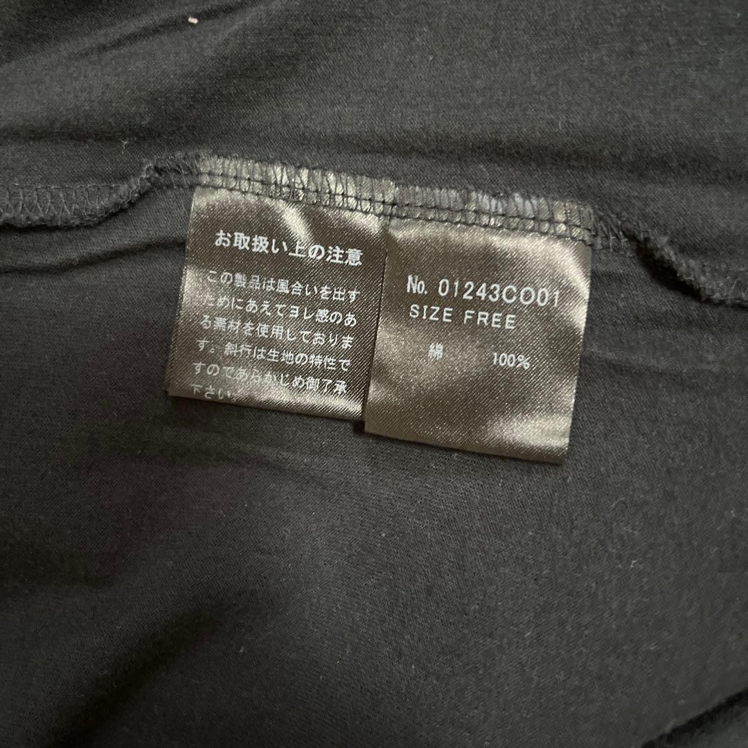 ヒステリックグラマー ギターガールプリント ワンピース BLACK