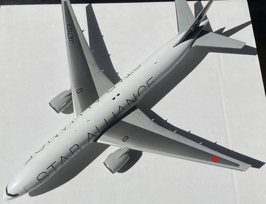 プラモデル完成品 ハセガワ ANA777-200 スターアライアンスJA712A