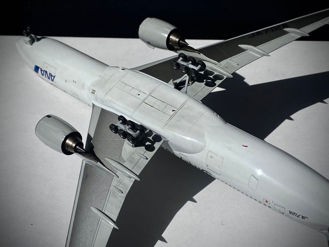 プラモデル完成品 ハセガワ ANA777-200 スターアライアンスJA712A