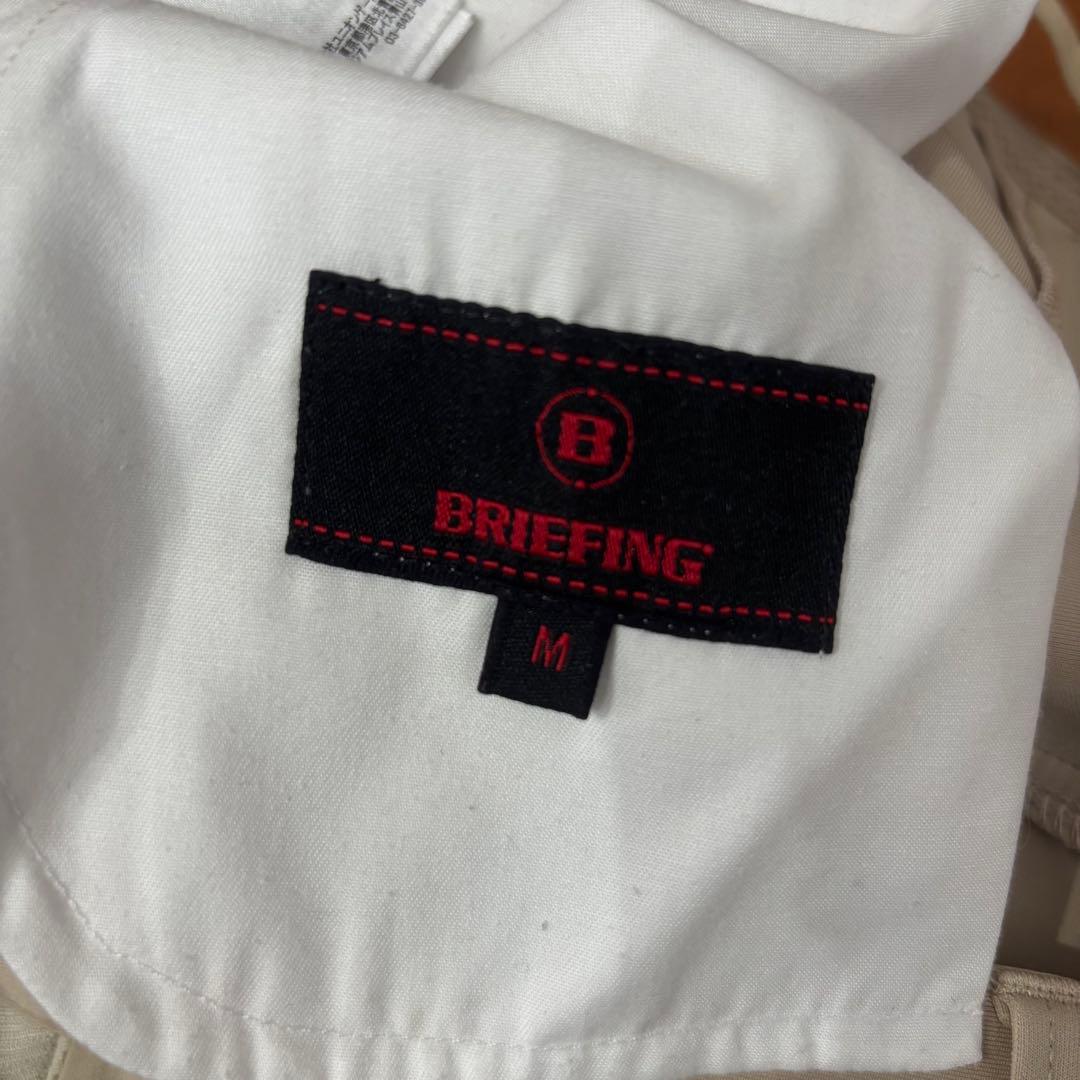 BRIEFING GOLF サイドロゴ　セットアップ　ベージュ　上L 下M