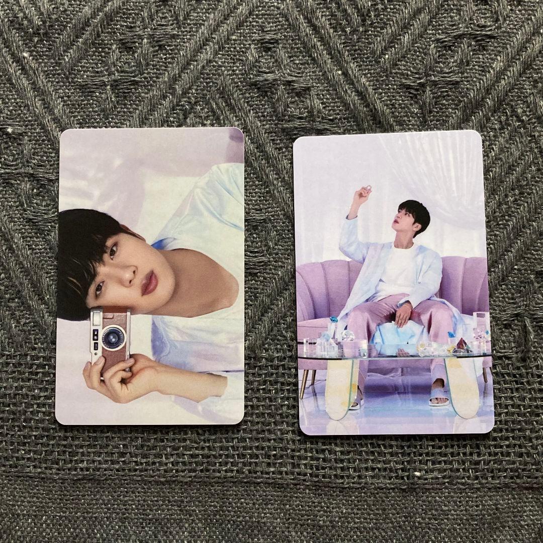 JIN ジン 韓国限定 BTS BE 未公開 ラキドロ トレカ2枚