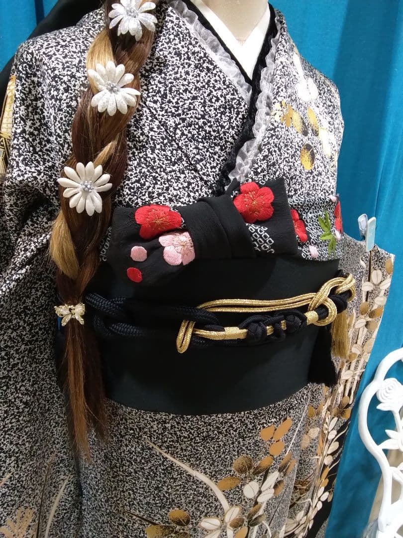 振袖フルセット、正絹振袖成人式、重ね衿、帯揚げ帯締め、袋帯、長襦袢、トールサイズ