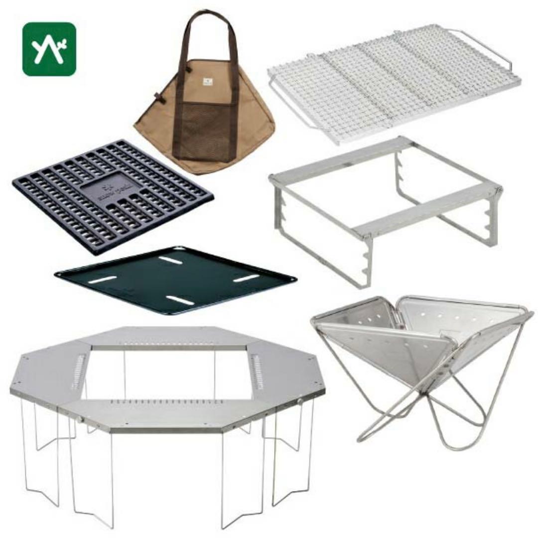 スノーピーク焚き火台Lセット、ジカロテーブルセット