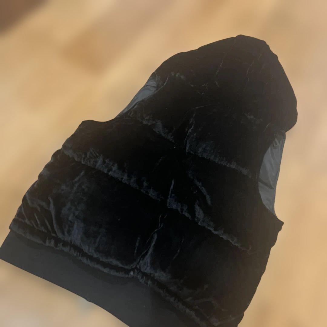 Theory ベロア ダウンベスト S