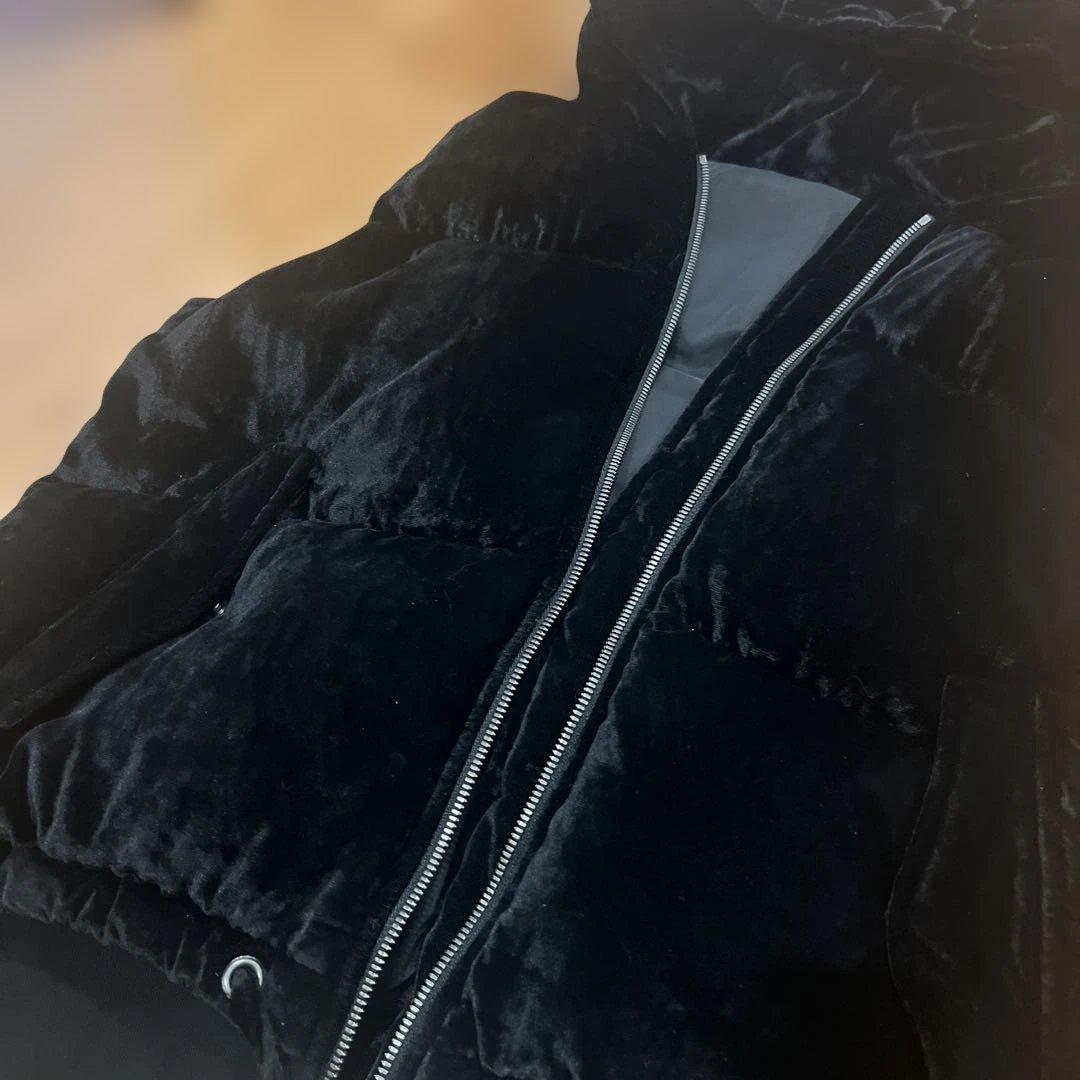 Theory ベロア ダウンベスト S