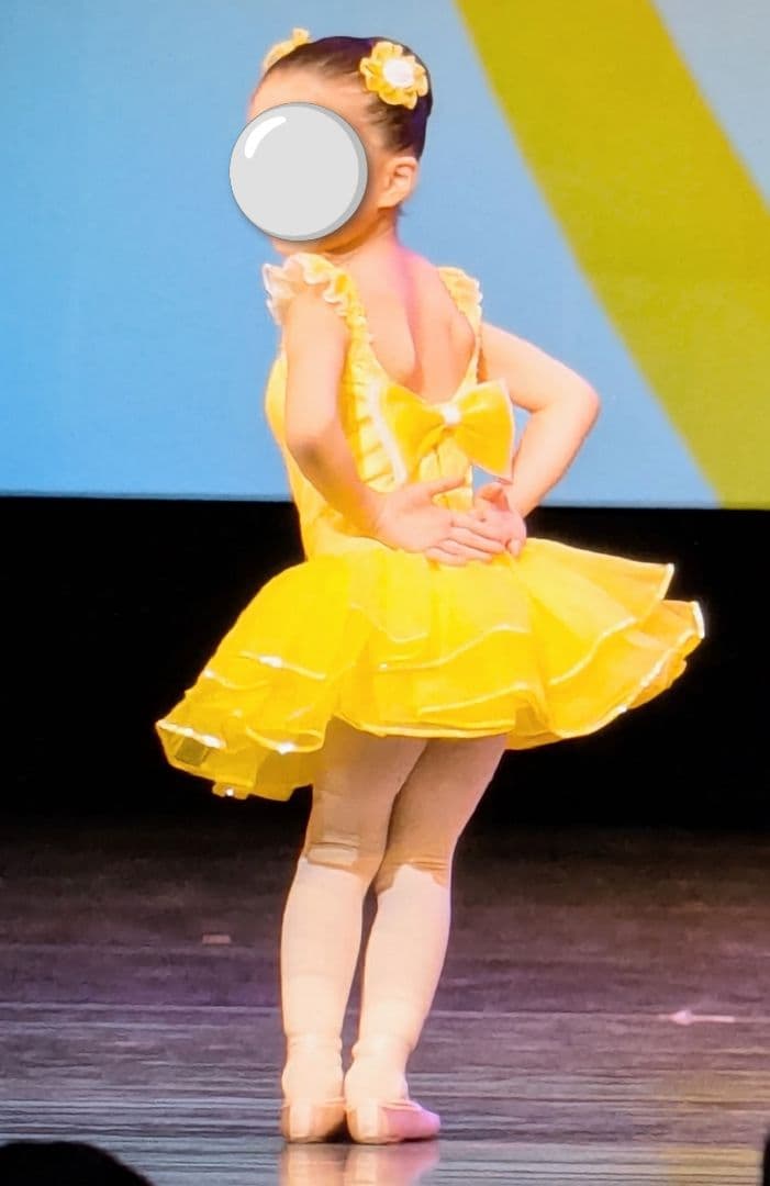 バレエ衣裳/キッズ みにくいあひるの子セット 黄色=7着+グレー