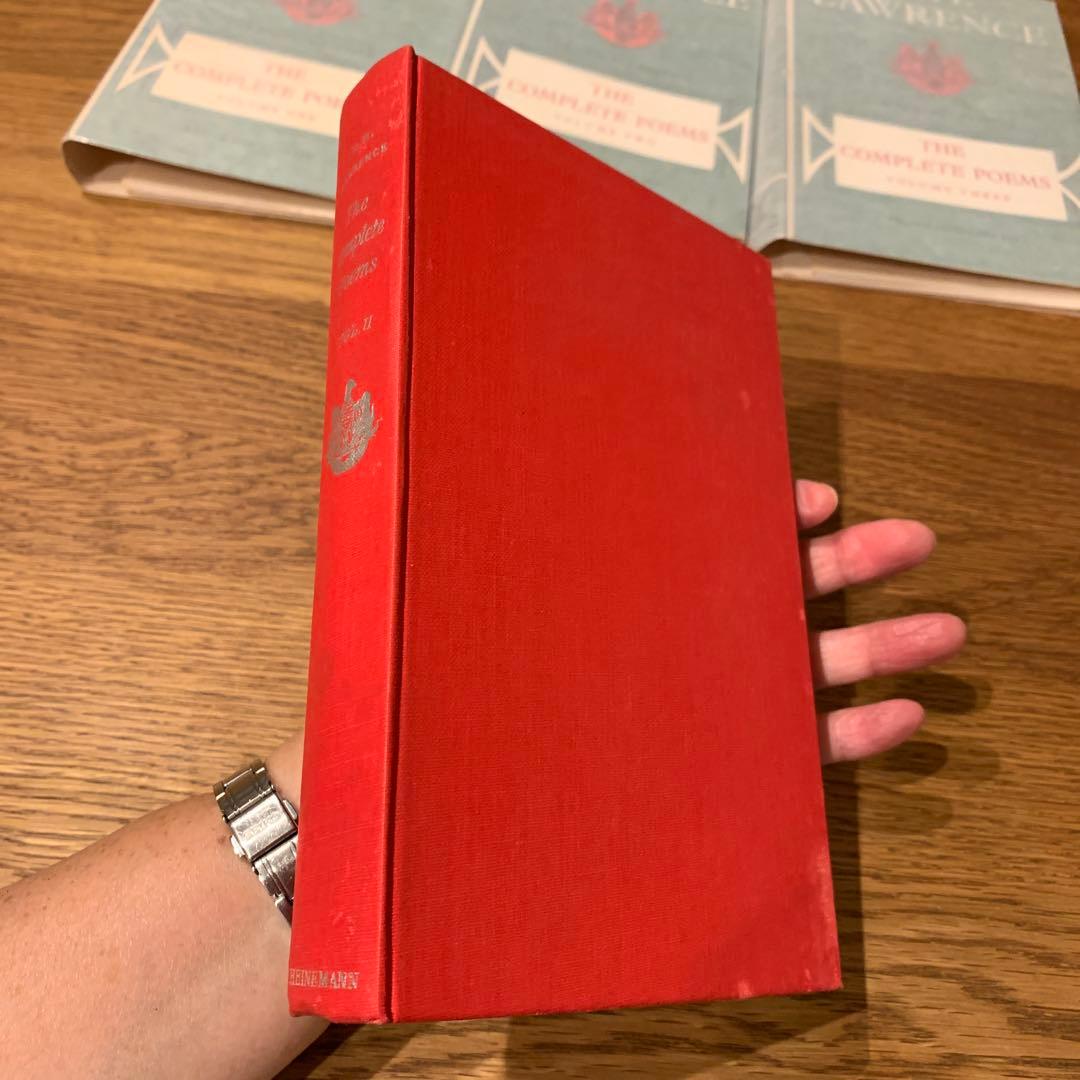 確認用画像 D.H. Lawrence : Complete Poems全3巻