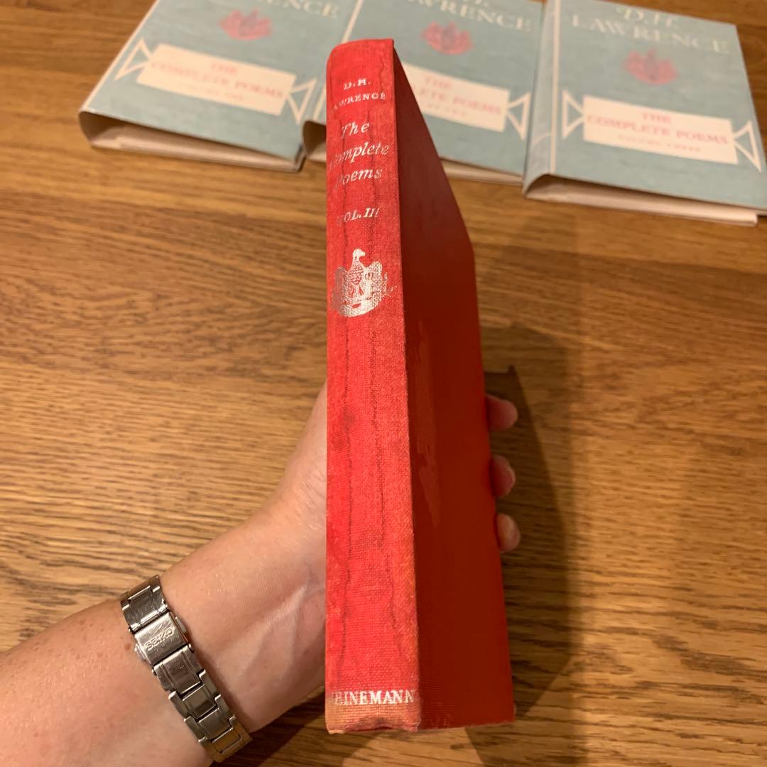 確認用画像 D.H. Lawrence : Complete Poems全3巻