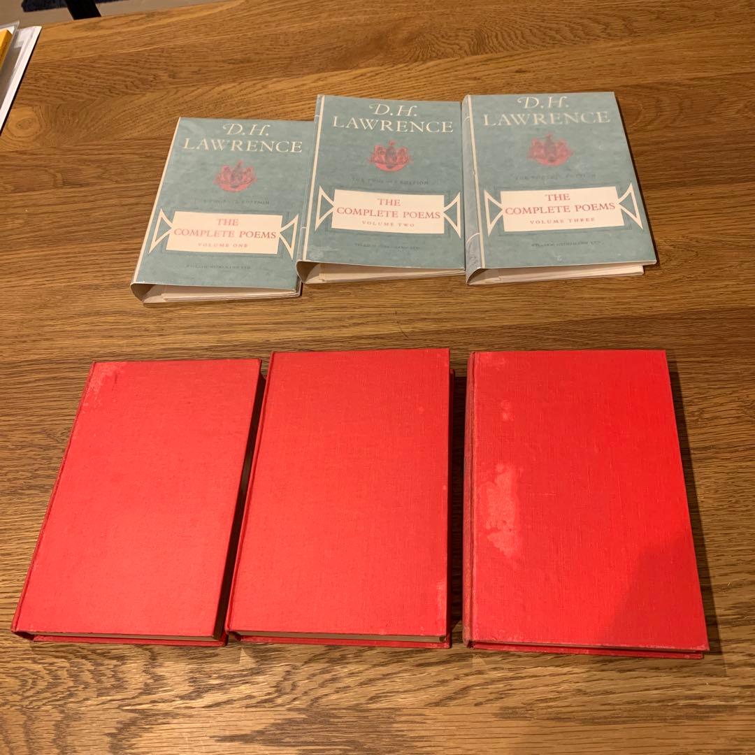 確認用画像 D.H. Lawrence : Complete Poems全3巻