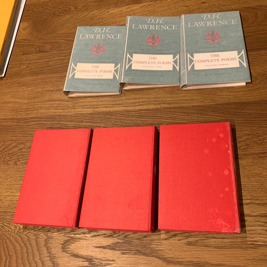 確認用画像 D.H. Lawrence : Complete Poems全3巻
