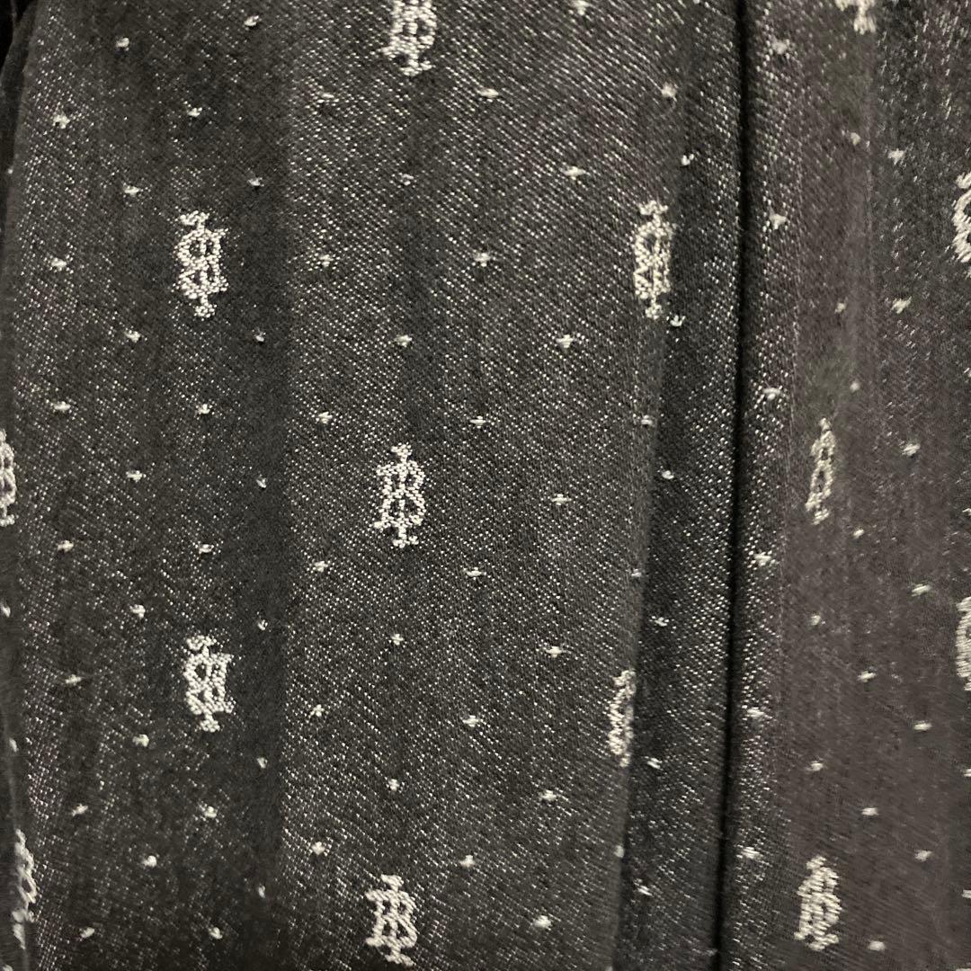 INGEBORG 黒いデニム風ロングコート