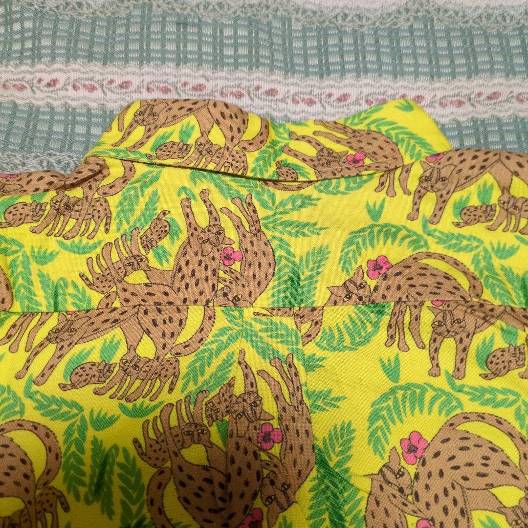 The North Faceアロハシャツ ヒョウ柄上下セット130 cm