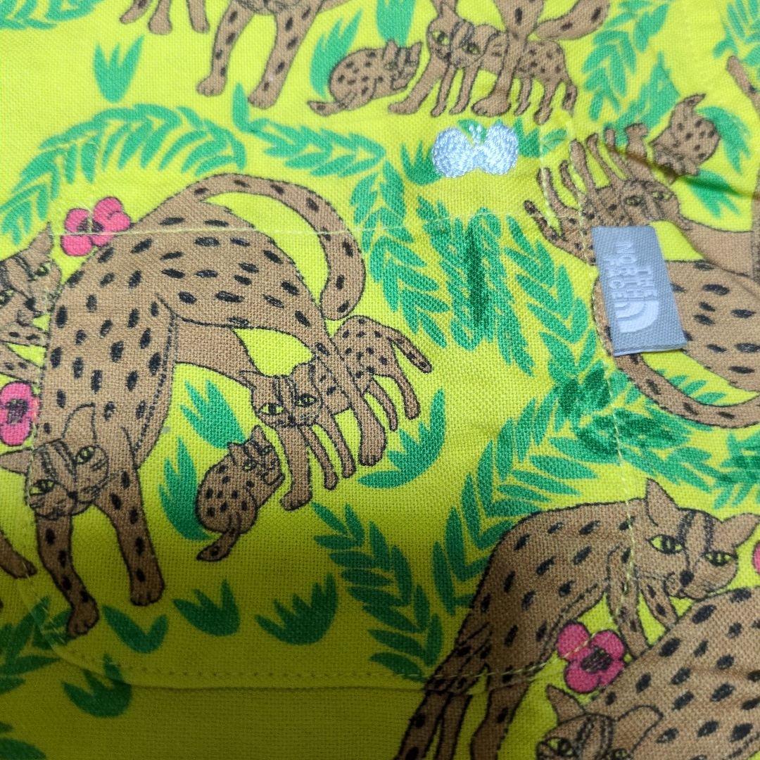 The North Faceアロハシャツ ヒョウ柄上下セット130 cm