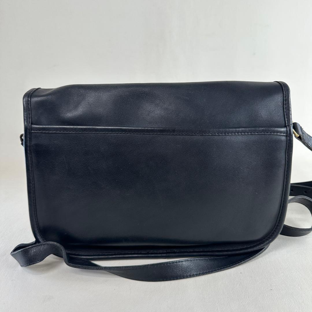 極希少 オールドCOACH 014-0146 USA製 本革 ショルダーバッグ