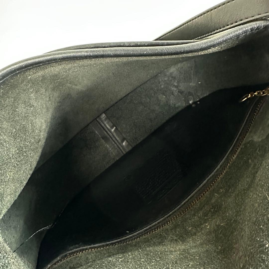 極希少 オールドCOACH 014-0146 USA製 本革 ショルダーバッグ