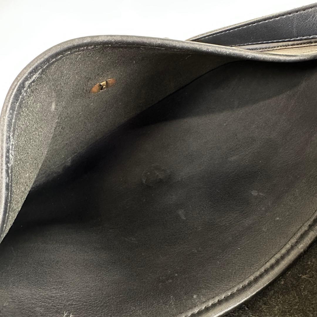 極希少 オールドCOACH 014-0146 USA製 本革 ショルダーバッグ