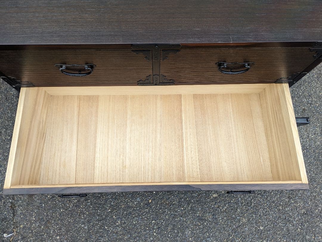 アンティーク　ヴィンテージ　和箪笥　2段　和チェスト　ローチェスト