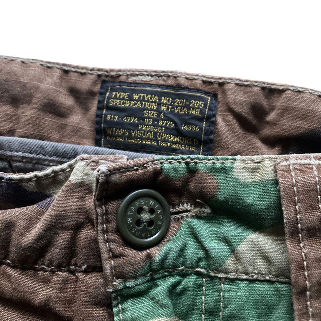 wtaps 迷彩ミリタリーワイドカーゴパンツ SIZE4 ヴィンテージレプリカ