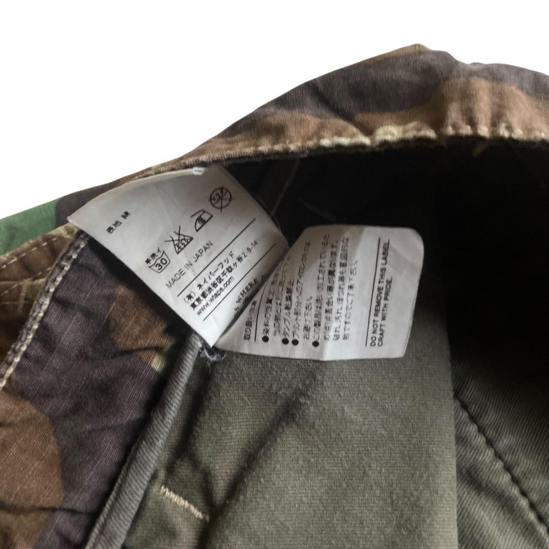 wtaps 迷彩ミリタリーワイドカーゴパンツ SIZE4 ヴィンテージレプリカ